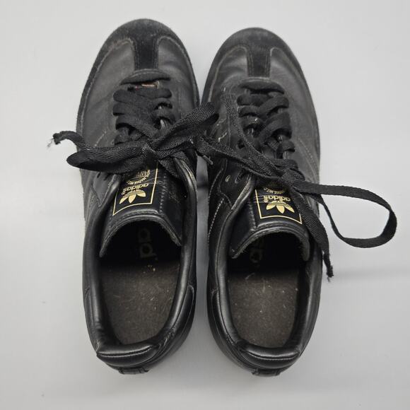 Adidas Originals Samba Mens Size 7 Black Gum 2008 Leather Sneakers Unique Stitch - Picture 9 of 11
